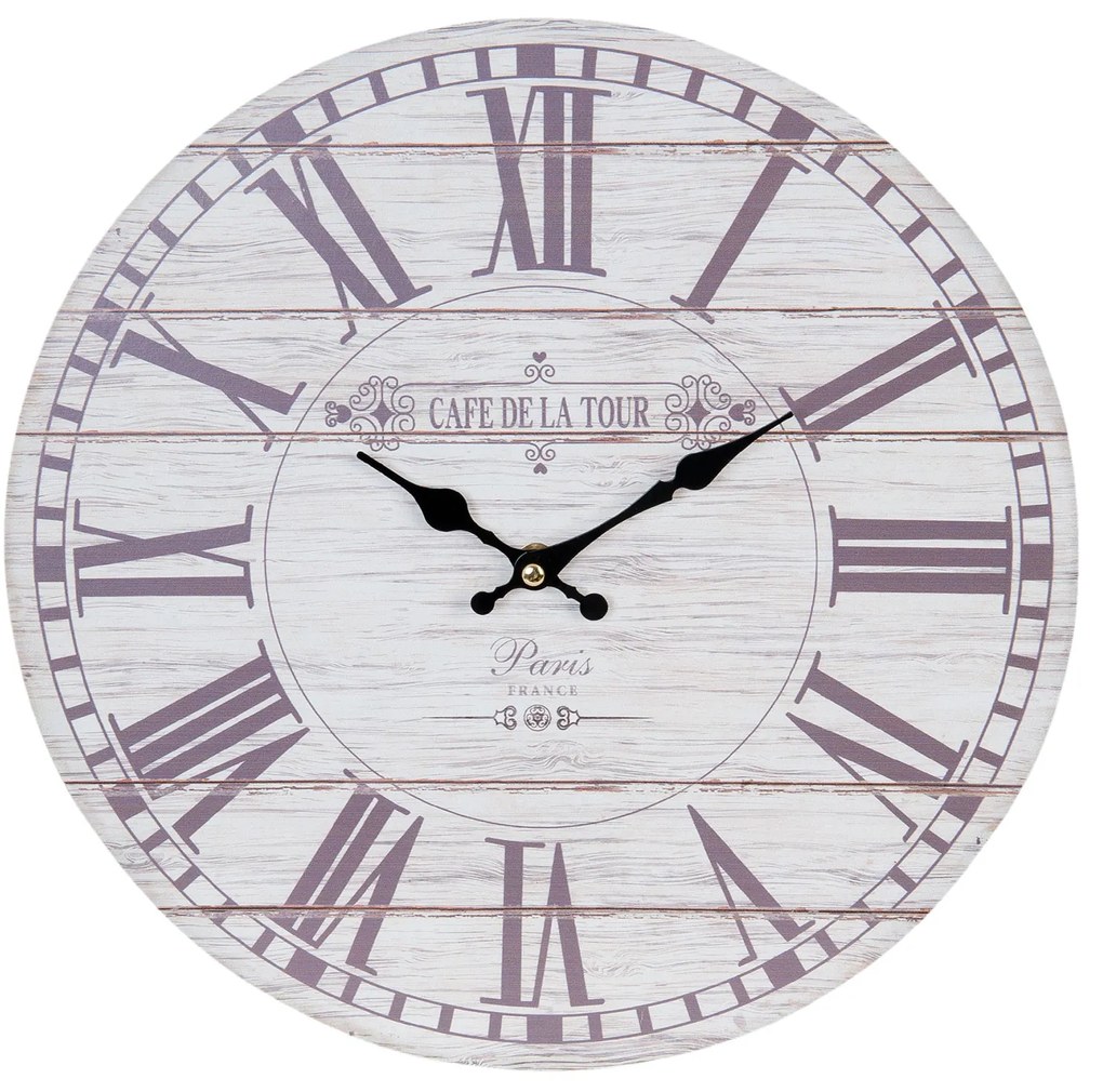 Nástenné hodiny Clayre & EEF, 6KL0421, 34cm