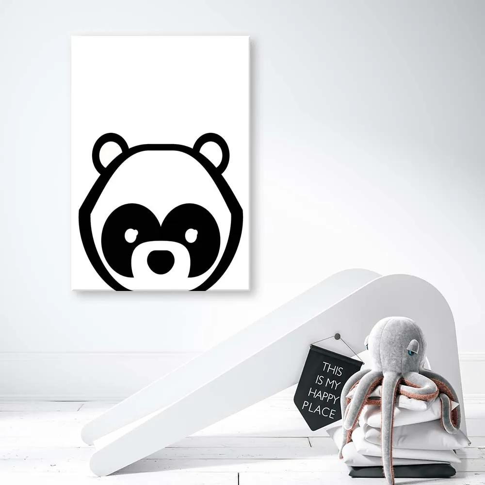Gario Obraz na plátne Kontrastná panda Rozmery: 40 x 60 cm