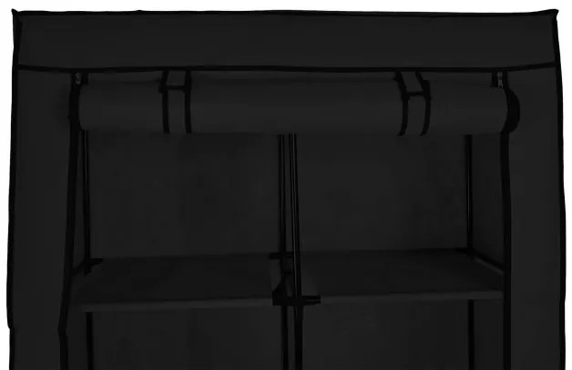 Šatníková skriňa MIRA čierna