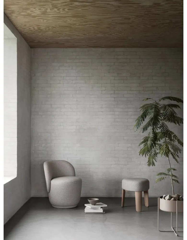 Béžová/prírodná stolička Kuon – Blomus