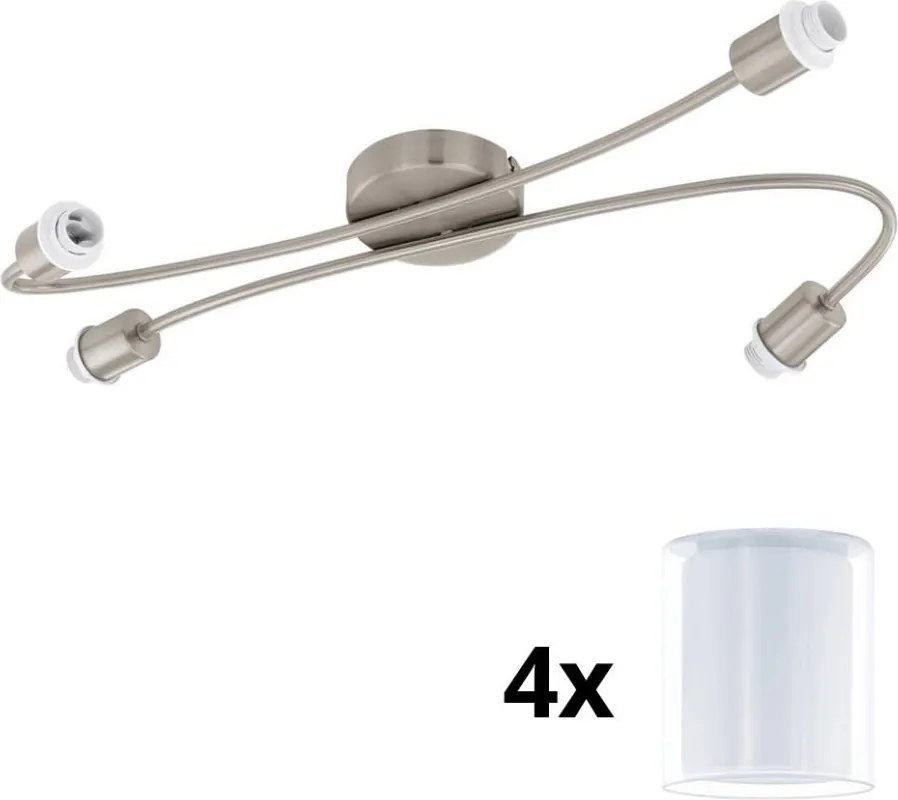 Eglo - LED Bodové svietidlo MY CHOICE 4xE14/4W/230V chróm/biela