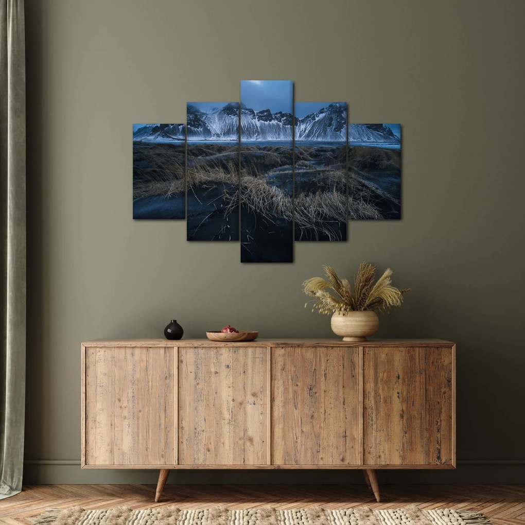 Obraz výhľadu na Islandskej vrcholky (150x105 cm)
