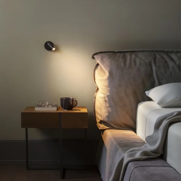 Ideal Lux - LED Nástenné bodové svietidlo BEAN LED/3W/230V CRI 90 čierna