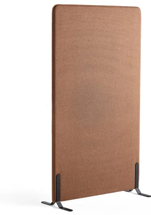 Paraván ZONE, 1700x1000x46 mm, látka Rivet, čierne nožičky, medená