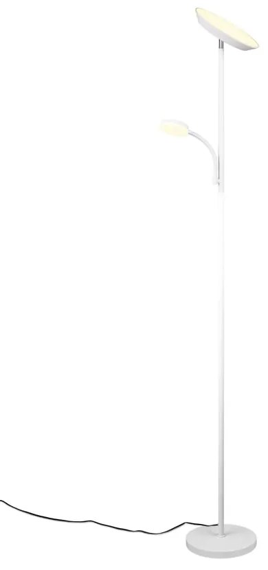 Biela LED stojacia lampa (výška 178 cm) Specter – Trio