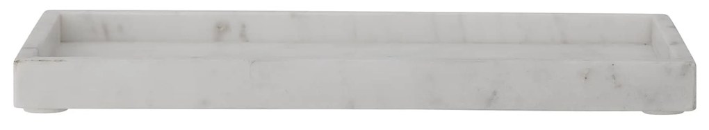 Bloomingville Mramorový podnos MAJSA biely 38x18 cm