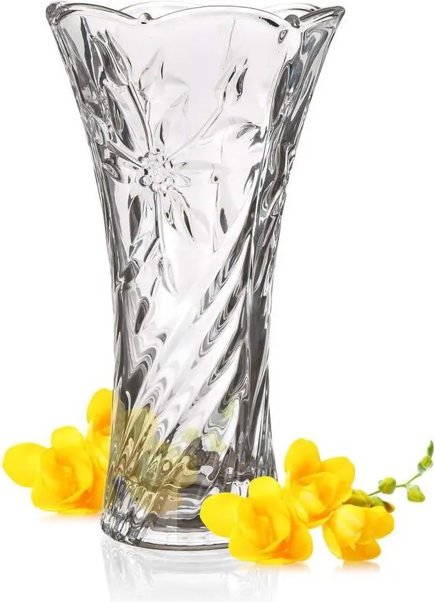 Sklenená váza Poury, 23 cm