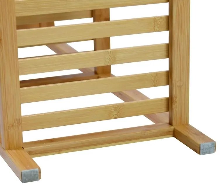 Divero bambusový regál 5 políc 60 x 26 x 130 cm prírodný D104117