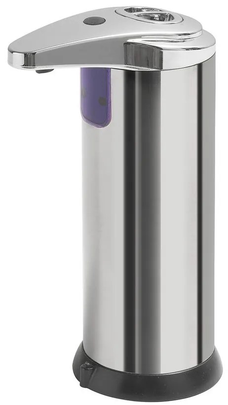 Aqualine Aqualine, Bezdotykový dávkovač tekutého mydla, 240 ml, 74x184x113mm, nerez, 06672