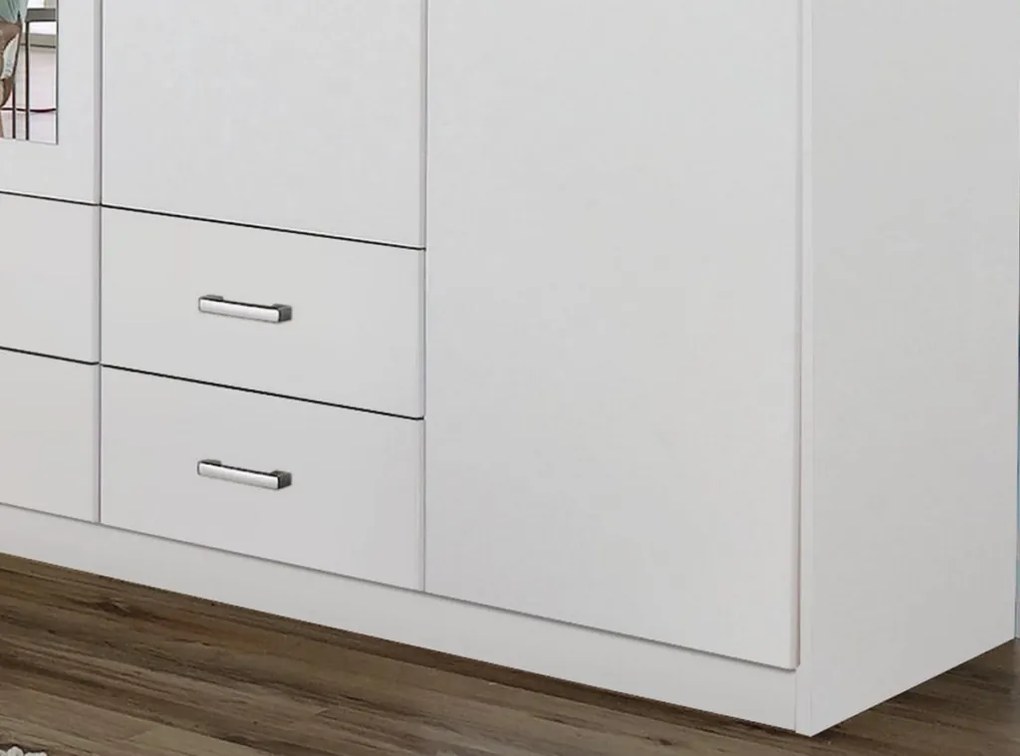 Šatníková skriňa Gamma, biela