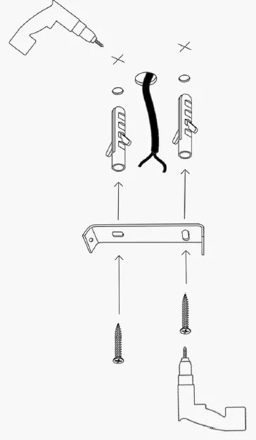 Nástenná lampa Profil V krémová