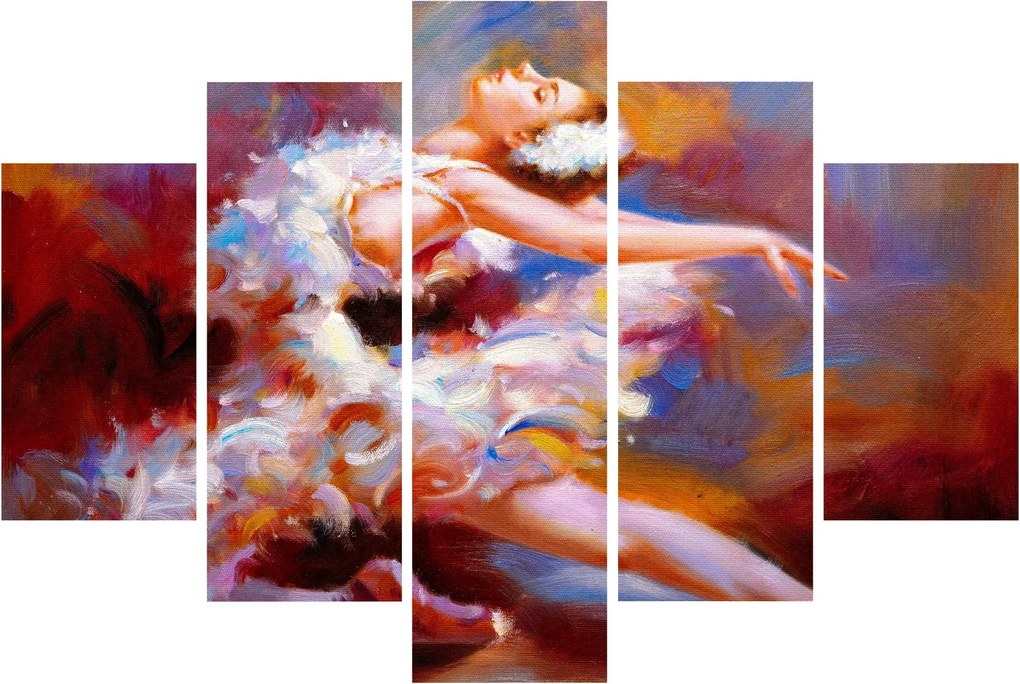 Obraz - Baletka, maľba (150x105 cm)