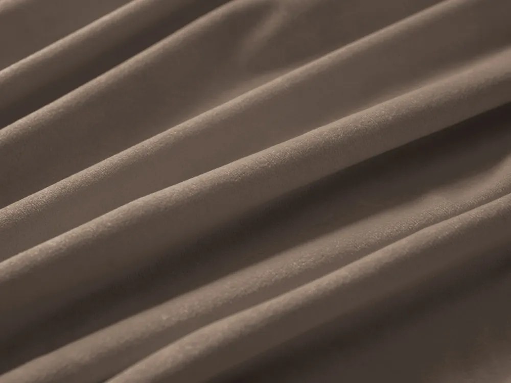 Biante Zamatový obdĺžnikový obrus Velvet Premium SVP-005 Svetlo hnedý 120x140 cm