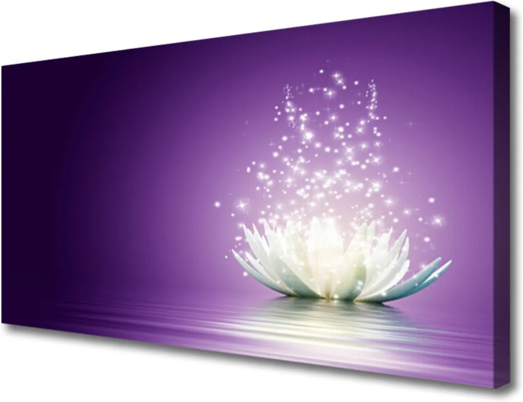 Obraz na plátně Sklenený Kvet Lotosu