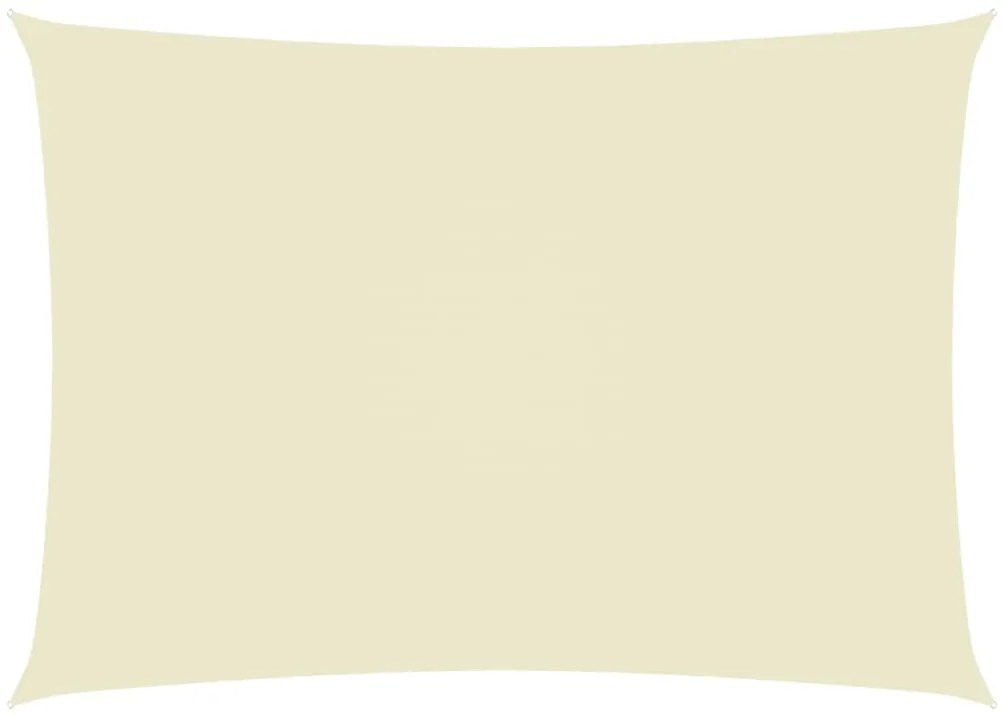vidaXL Tieniaca plachta, oxford, obdĺžniková 2x4,5 m, krémová