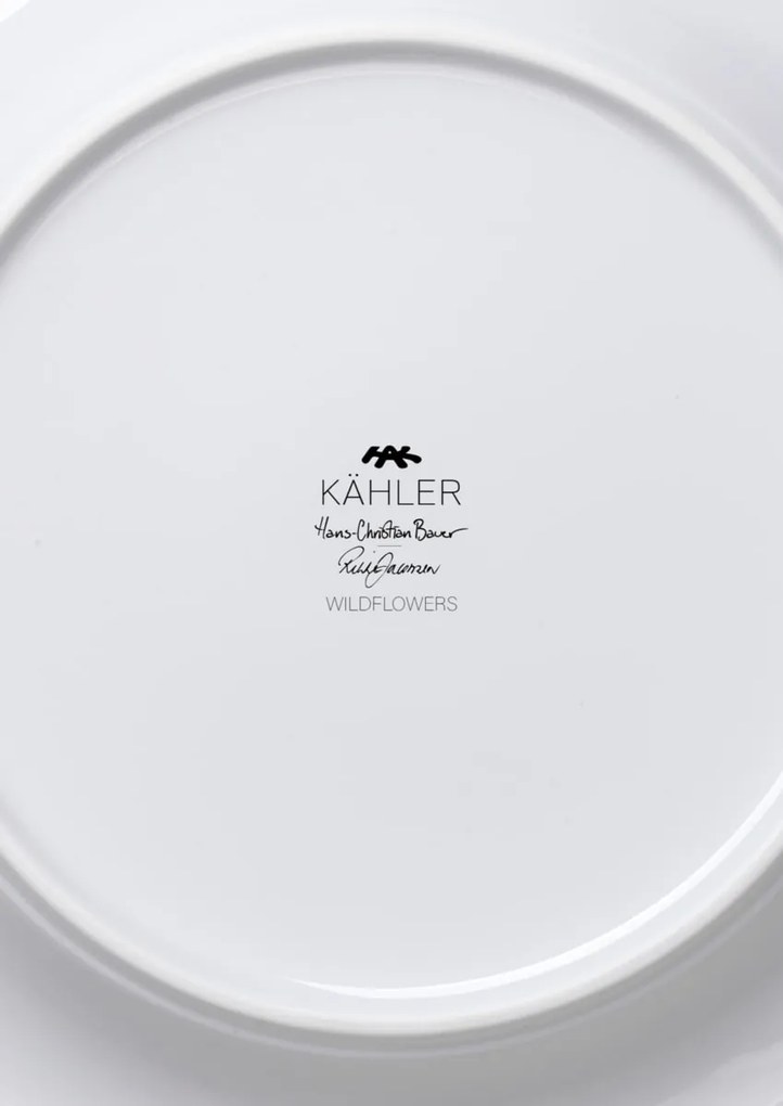 KÄHLER Porcelánový tanier Hammershøi Wild Flowers 22 cm