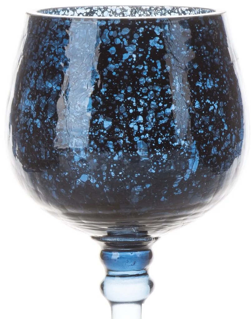 SKLENENÝ SVIETNIK VERRE2 (FI) 9X20 CM BIELY
