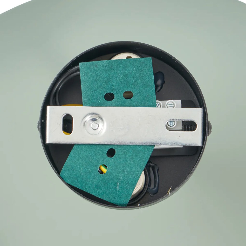 Dizajnové nástenné svietidlo zelené organické 20 cm 2-svetlá - Pulley