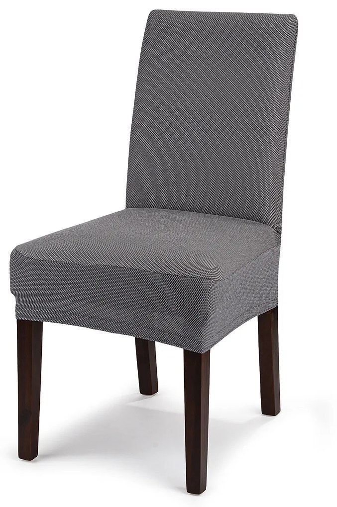 4Home Multielastický poťah na stoličku Comfort sivá, 40 - 50 cm, sada 2 ks