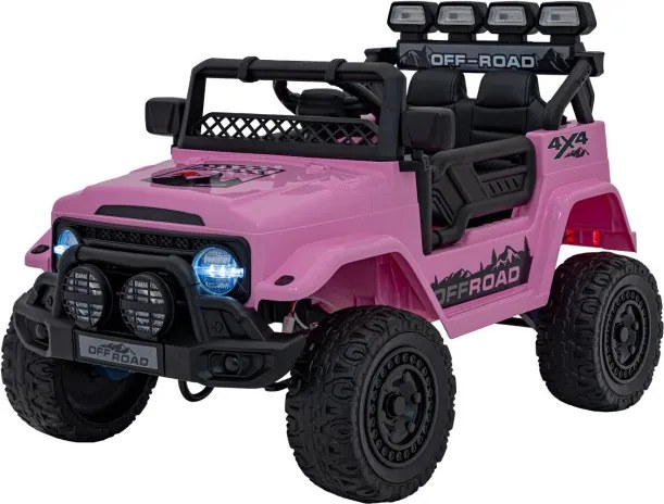 Elektrické autíčko Off-Road CLIMBER ružové