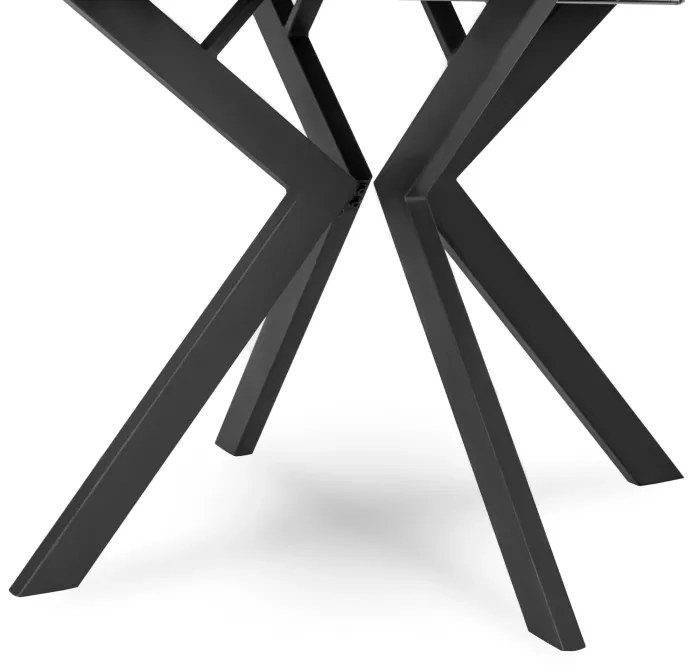 JAKS Okrúhly rozkladací stôl 90 - 190 cm betón Lugo