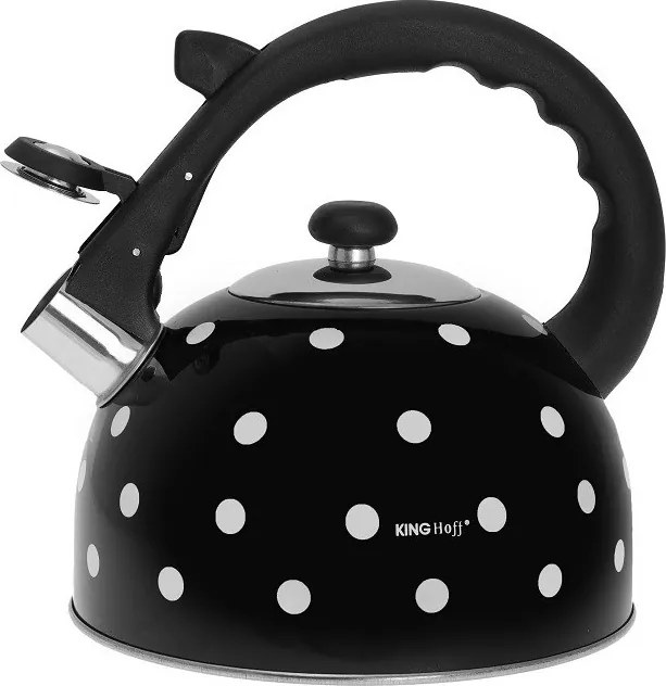 Kinghoff Varná kanvica na vodu Kinghoff, 2,6 l, čierna