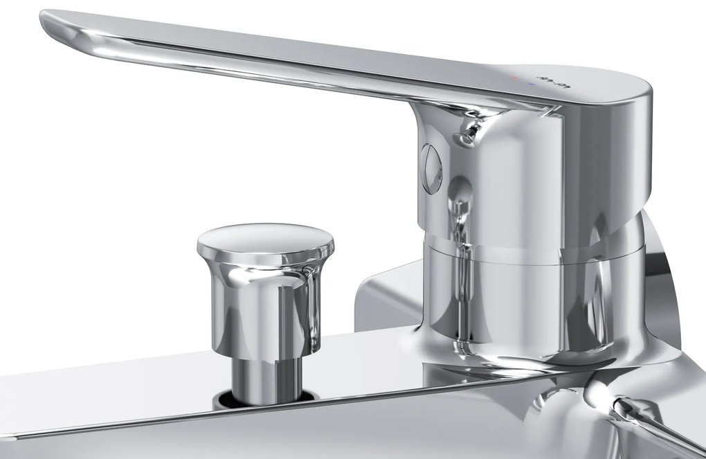 Vaňová a sprchová batéria AM.PM Hit FTA15000 s ručnou sprchou, chróm