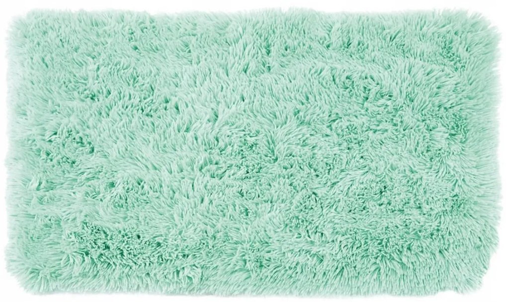 Detský plyšový koberec MAX - svetlo tyrkysový
