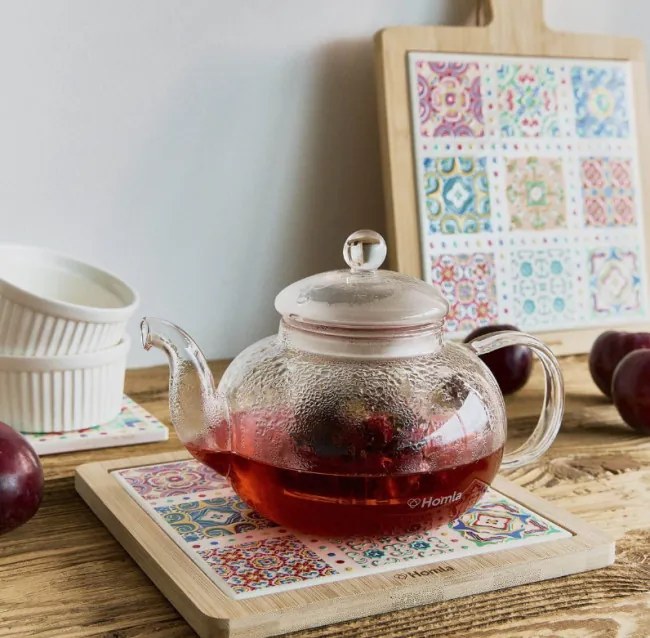 Čajník AROR priesvitný 888859