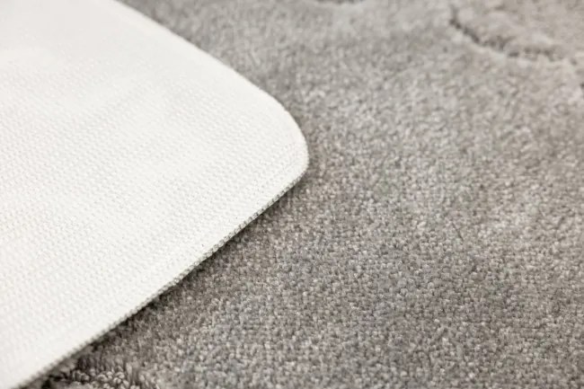 Kúpeľňový koberček Marika sivý, kvety