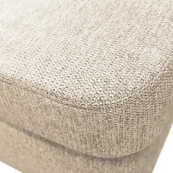 Rozkladacia rohová sedacia súprava SERPA do tvaru U, pravá, béžová, s úložným priestorom