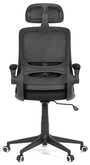 Autronic BONTEC Kancelárska stolička, hojdací mechanizmus, čierna sieťovina, KA-Q842 BK Farba: Čierna