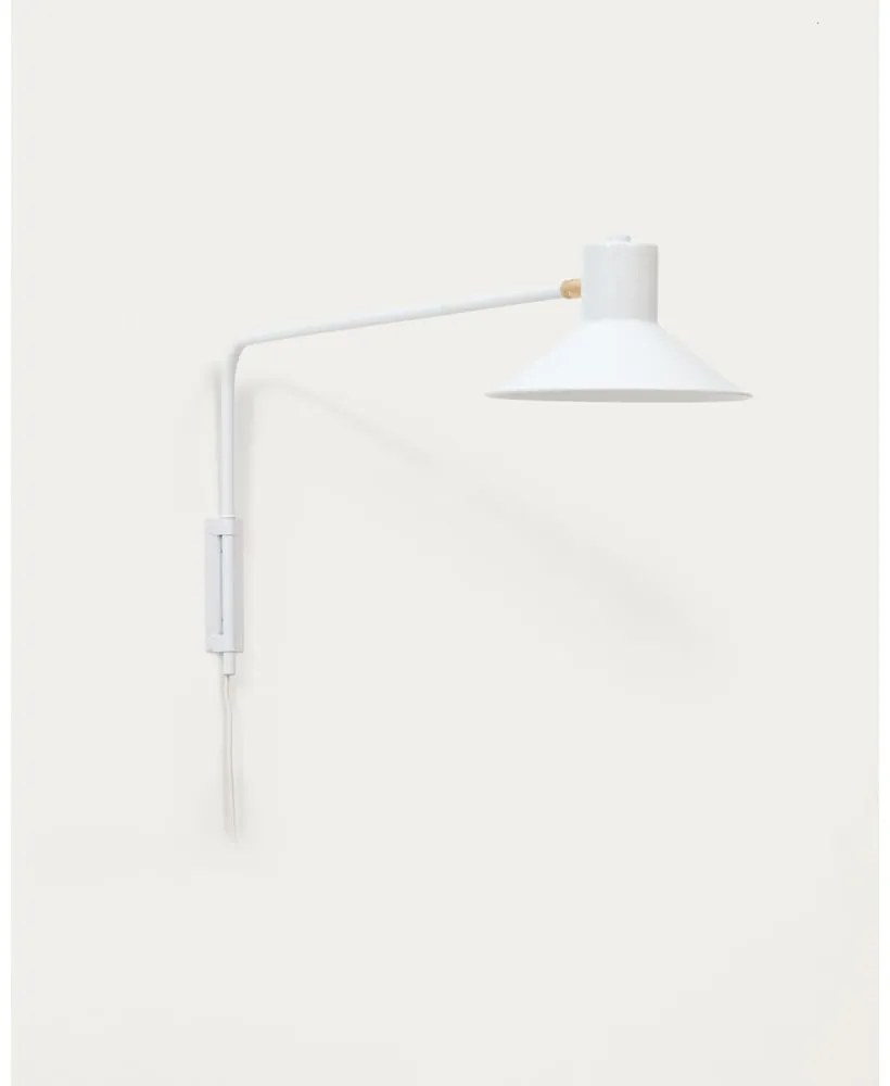 Biele nástenné svietidlo ø 20 cm Aria – Kave Home