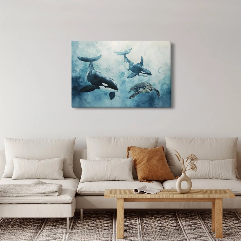 Obraz - Podmorská maľba (90x60 cm)