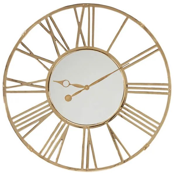 Giant nástenné hodiny zlaté Ø120 cm