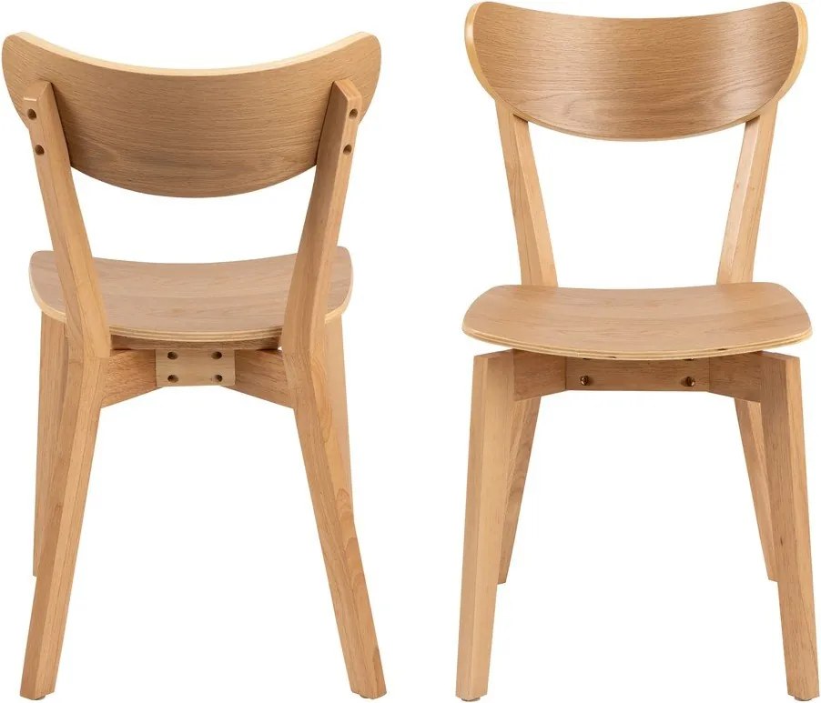 Jedálenské stoličky v dekore duba Roxby - Actona