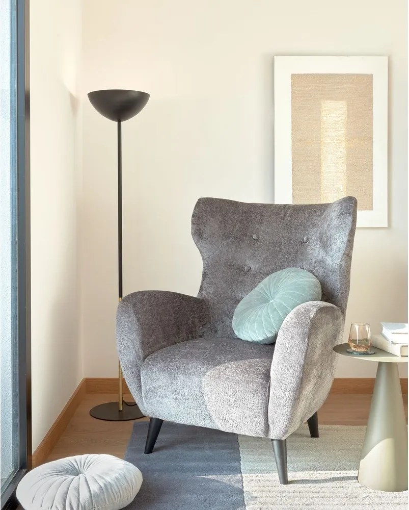 Kovový okrúhly odkladací stolík ø 40 cm Shirel – Kave Home