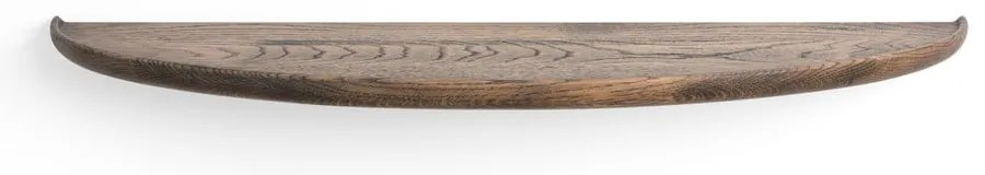 Hnedá polica z dubového dreva 70 cm Mu – Gazzda