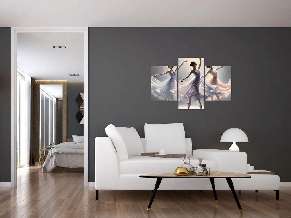 Obraz - Tri baletky (90x60 cm)