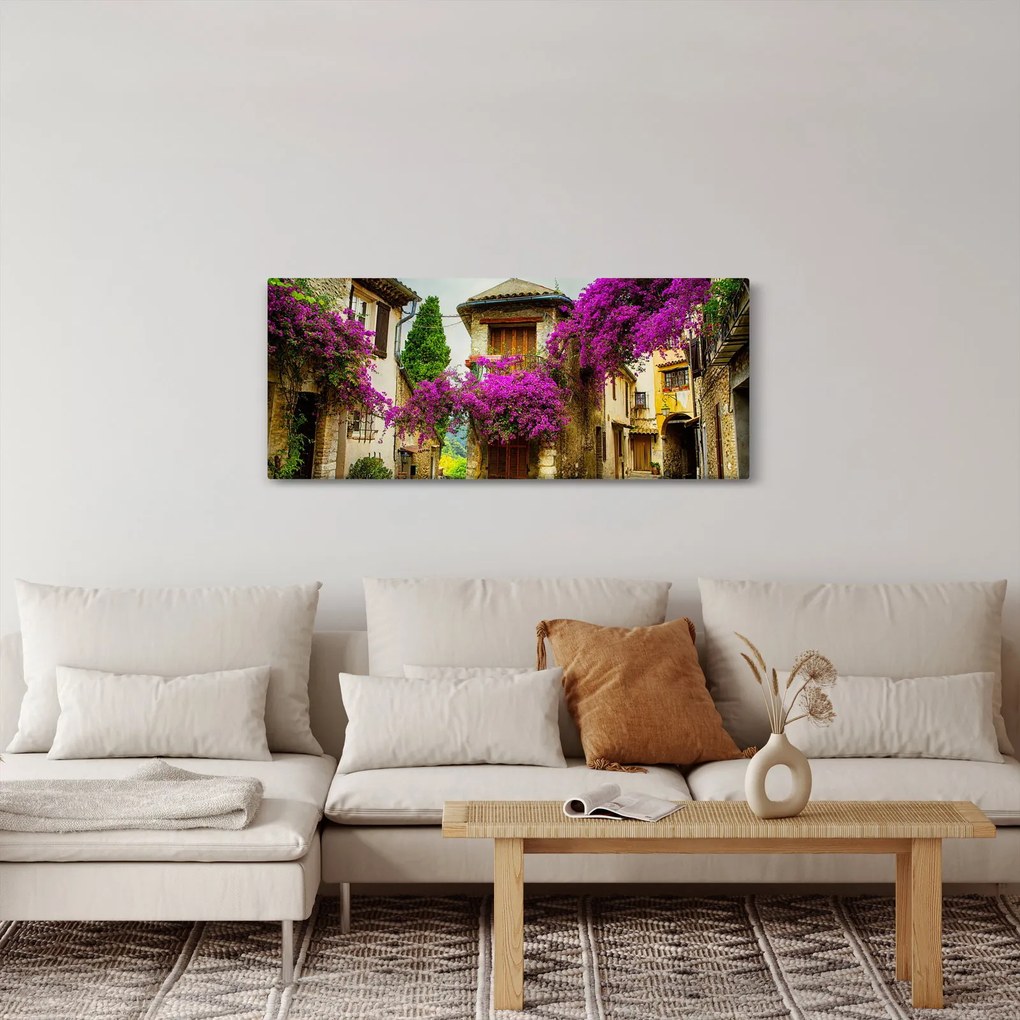Obraz - Stredomorská lenivá ulička (120x50 cm)