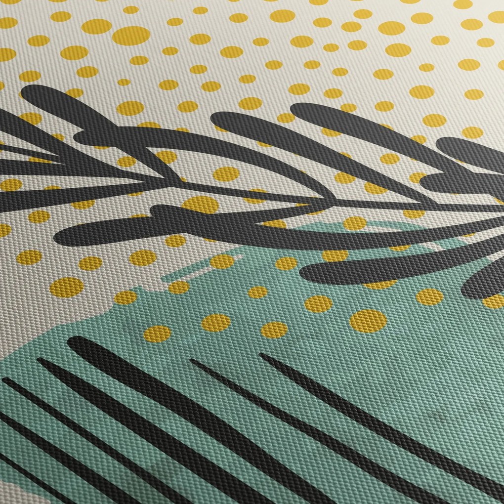 Obraz - Abstraktné listy N⁰3 (120x50 cm)