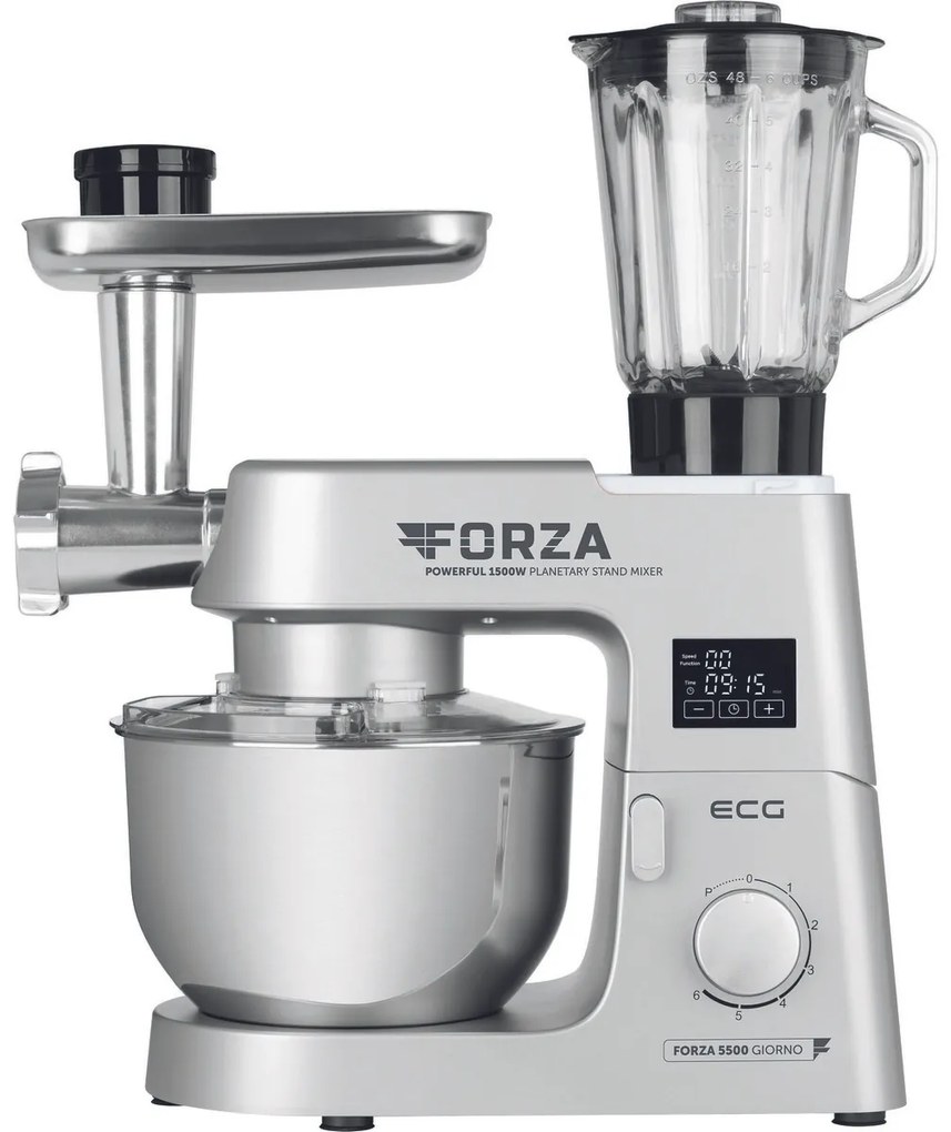 ECG Forza 5500 kuchynský robot Giorno Argento