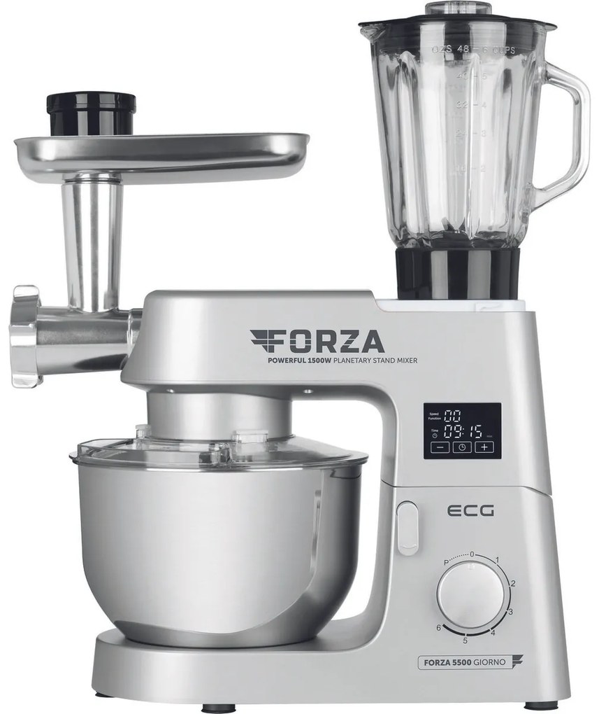 ECG Forza 5500 kuchynský robot Giorno Argento