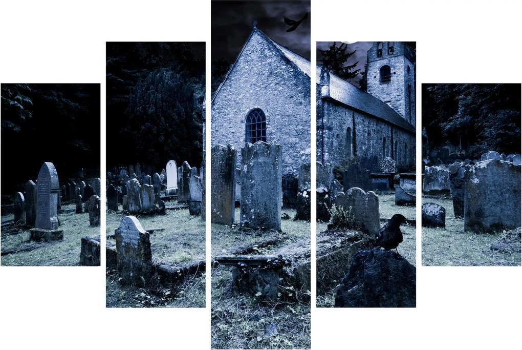 Obraz - Temná noc (150x105 cm)