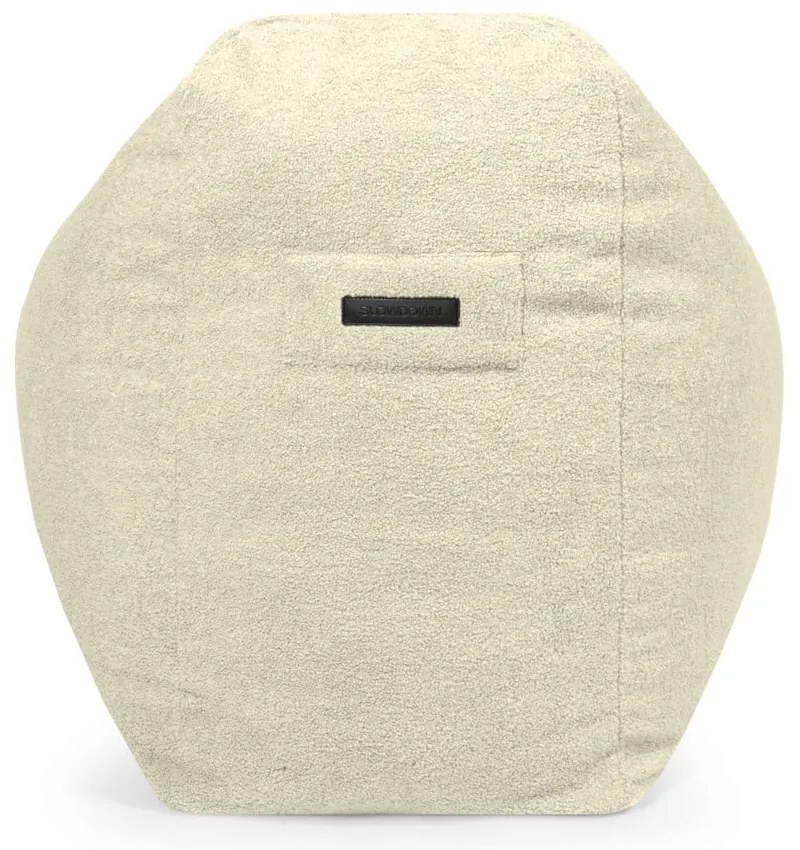 Svetlosivý sedací vak z textílie buklé Snug Long 140 – SLOWDOWN