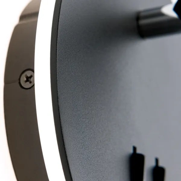 Orion WA 2-1467 - LED Nástenné bodové svietidlo LENNY LED/6W/230V + LED/3W čierna