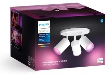 Philips - LED RGBW Stmievateľné bodové svietidlo Hue FUGATO 3xGU10/4,2W/230V biela