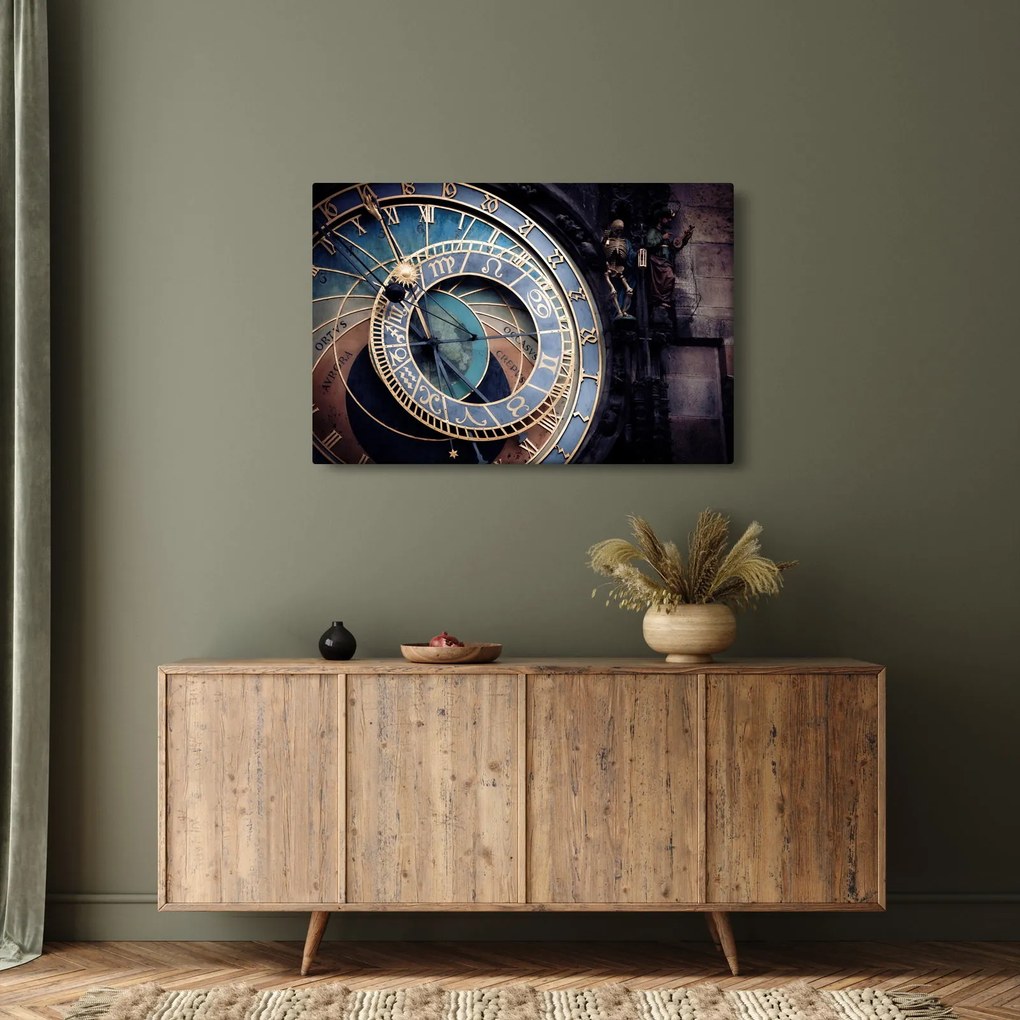 Obraz - Orloj, Praha (90x60 cm)