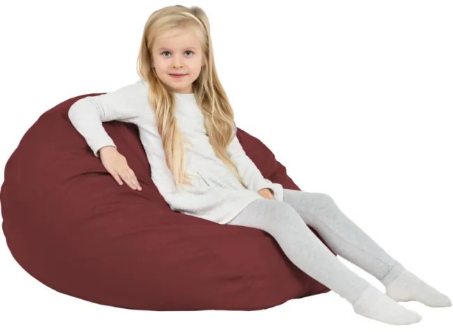 Sedací vak SAKO bordový ekokoža