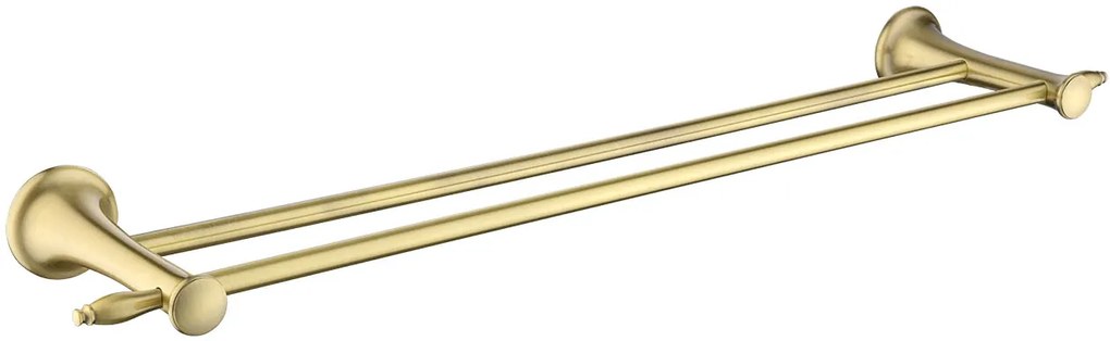 Ferro - Dvojitý držiak uterákov ANTICA 600 mm, bronz, AAI10BR